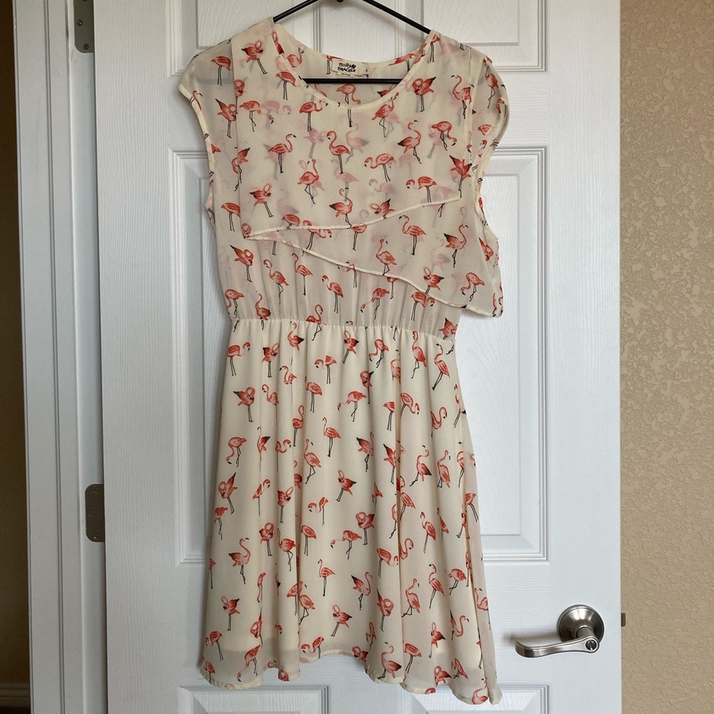 Flamingo Summer Dress